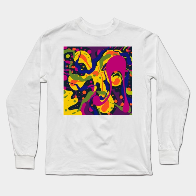 Liquid Long Sleeve T-Shirt by Fillustrasee